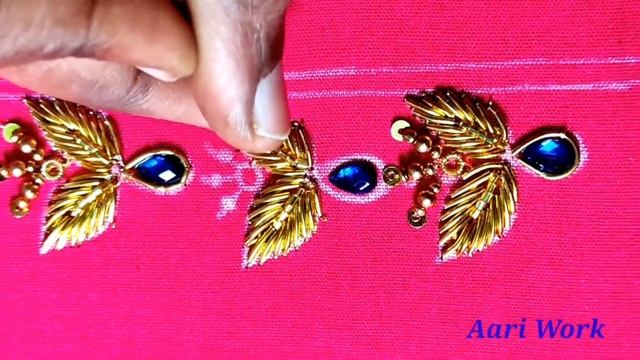 Zardozi work Blouse Design With Aari Work | Maggam Works смотреть онлайн