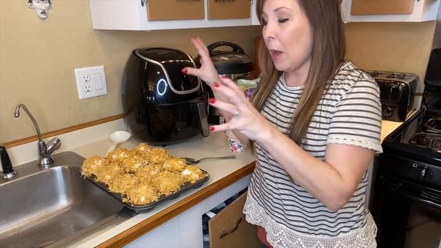 Fried Ice Cream in the AIR FRYER|| Power XL Vortex Air Fryer|| Mom of 10 смотреть онлайн