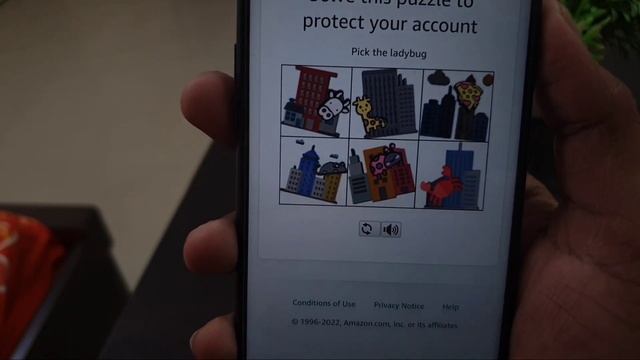Amazon Solve This Puzzle To Protect Your Account