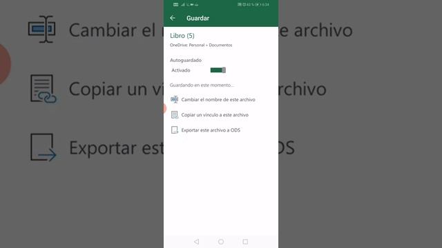 Guardar Documento Excel en app celular смотреть онлайн