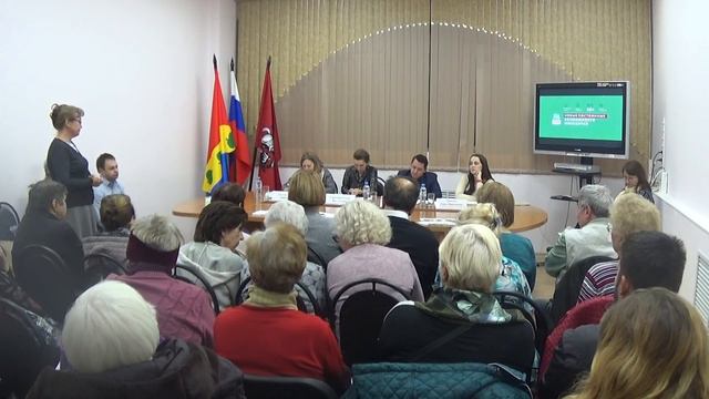 Встреча исполняющего обязанности главы управы района Зюзино с населением 16.10.2019 часть 2 смотреть онлайн