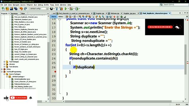 Write a java program to Find or print duplicates characters from String in java || by Umesh Upadhya смотреть онлайн