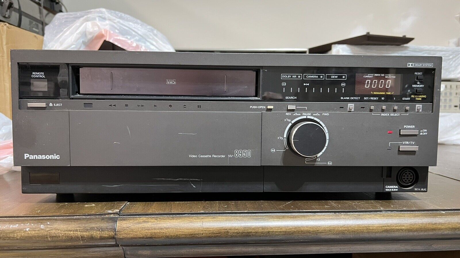 Профессиональный кассетный видеомагнитофон Panasonic NV-8950 VCR-Япония-1982-год