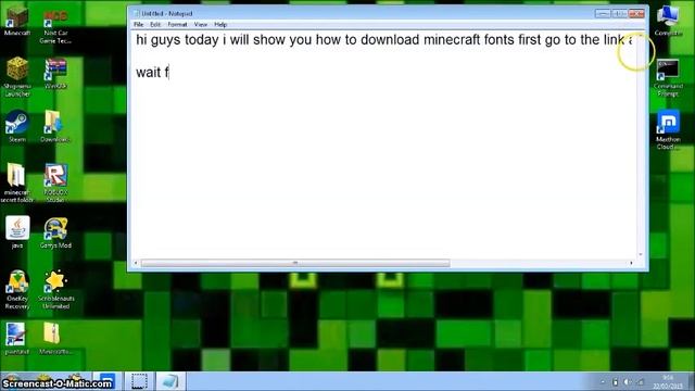 How to Download Minecraft Fonts смотреть онлайн