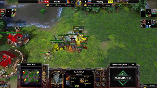 WC3 - Happy vs. Blade - DreamHack Warcraft 3 Open: Summer 2020 - Grand Final - EU смотреть онлайн