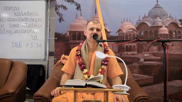 Решительность. Продолжение. Ежегодный фестиваль в г. Бердск 05.02.2023 | Бхакти Расаяна Сагара Свам смотреть онлайн