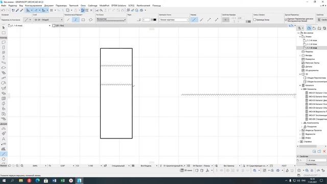 Линии ArchiCAD 22