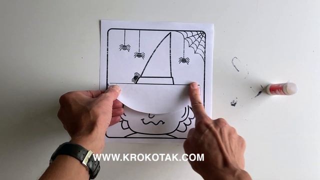 3D WITCH COLOURING PAGE смотреть онлайн