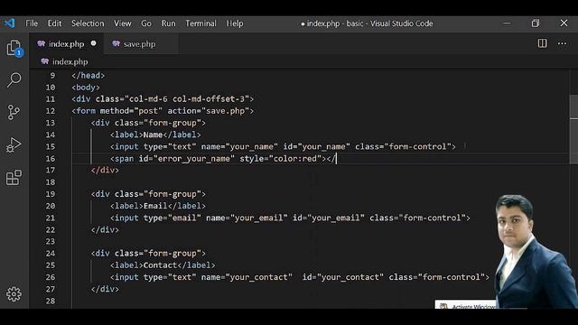 PHP Tutorial #15 - Front end validation смотреть онлайн