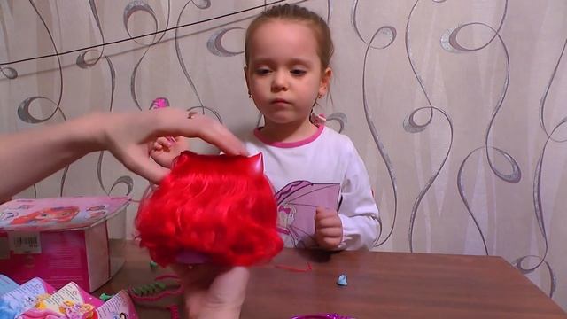 Распаковка игрушки - модель для создания причесок "Королевские Питомцы" котенок Жемчужинка смотреть онлайн