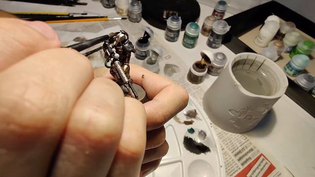Painting a Necron Death Mark Part 2 (Timelapse) - Szarekhan Dynasty (With German Subs & Dubs) смотреть онлайн
