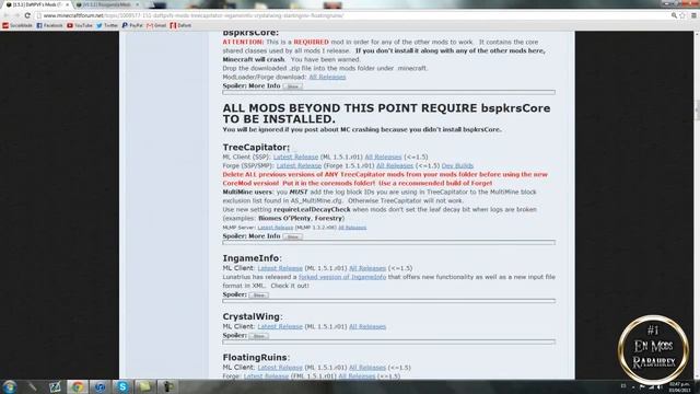 Minecraft 1.5.2 - Como instalar Tree Capitator MOD - ESPAÑOL TUTORIAL смотреть онлайн