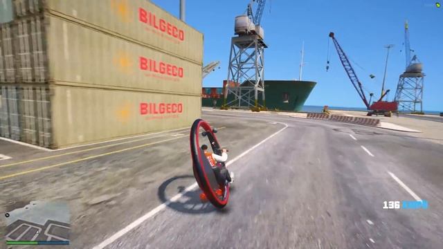 БЕГИ, ЗА НАМИ ГОНИТСЯ БЭТМОБИЛЬ! КОШКИ МЫШКИ НА МОНОКОЛЕСЕ В ГТА 5 ОНЛАЙН! ДОГОНЯЛКИ GTA 5 ONLINE! смотреть онлайн