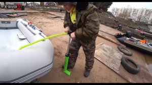 Технический обзор новой лодки XRIVER  ROCKY 355 с дном Airdeck. НДВД. НОВИНКА. #1