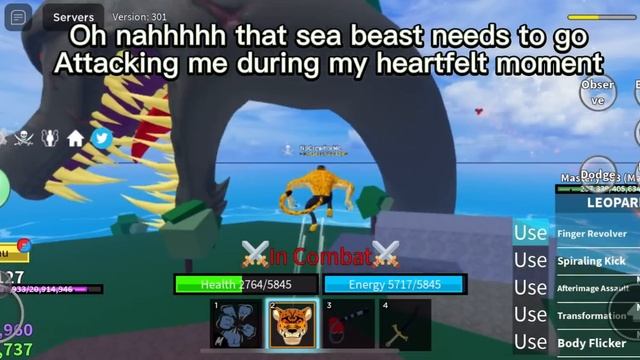 Eating Leopard Fruit and Getting 5 Million Bounty! - Blox Fruits смотреть онлайн