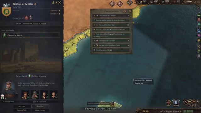 JARL HAESTEINN is the EASIEST way to get to INDIA In CK3 смотреть онлайн