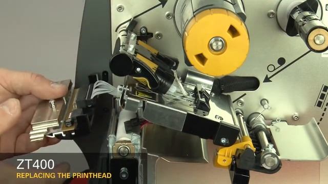 วิธีติดตั้ง Print head Replacement ZT400 เครื่องพิมพ์ บาร์โค้ด Thermal transfer смотреть онлайн