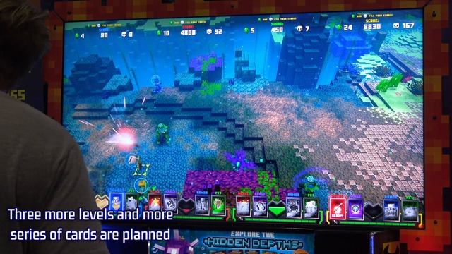 Minecraft Dungeons Arcade - Hidden Depths Update & Series 2 Cards by Raw Thrills [IAAPA 2022] смотреть онлайн