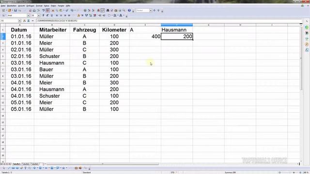 Summewenns ganz einfach (OpenOffice Calc) смотреть онлайн
