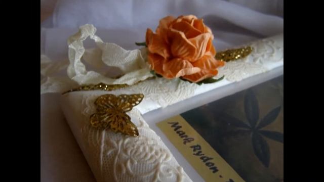 Фоторамка кожаная 