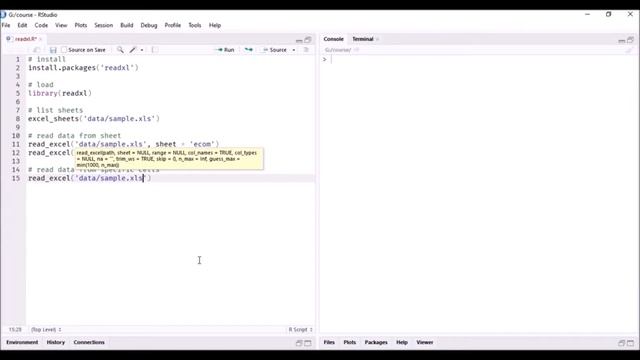 Import Excel Data into R - Read data from range of cells (Part 1) смотреть онлайн