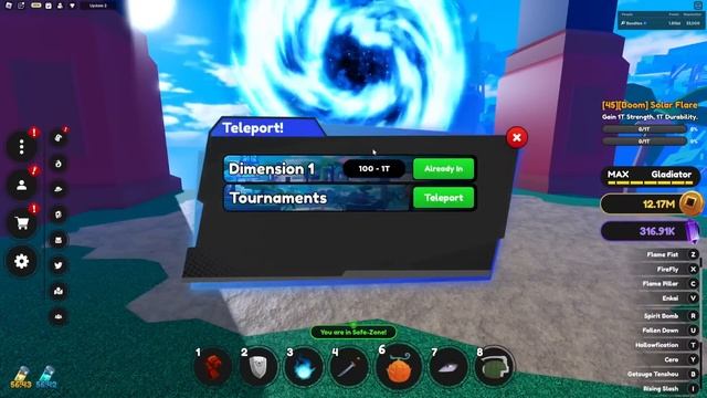 NEW UPDATE 2 In Roblox Anime Fighting Simulator X... смотреть онлайн