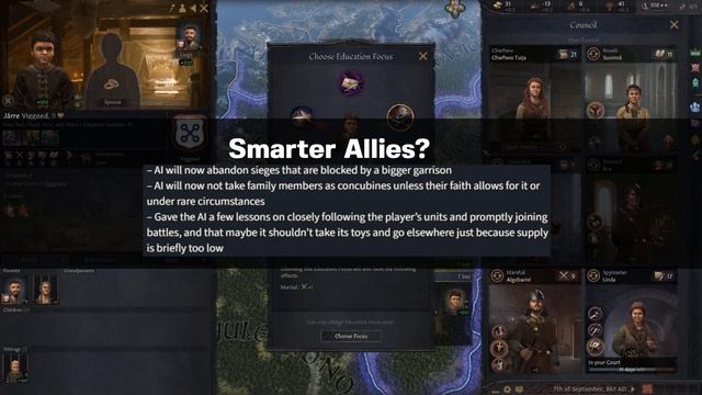 CK3 Patch 1.2 - Obesity, Crusades and Cats Nerfed! Attaching Armies and AI updates! TLDR смотреть онлайн