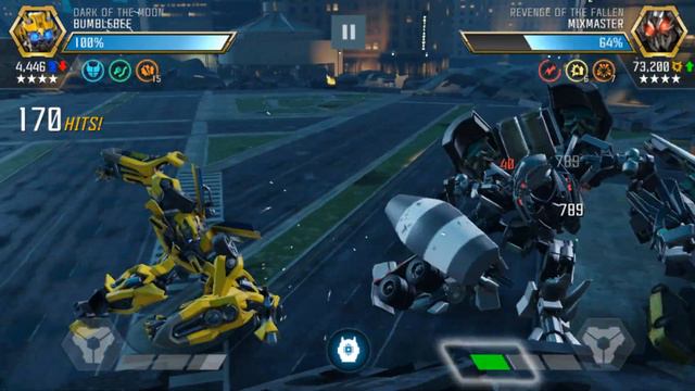 DOTM BUMBLEBEE VS ROK MIXMASTER Transformers:Forged To Fight смотреть онлайн