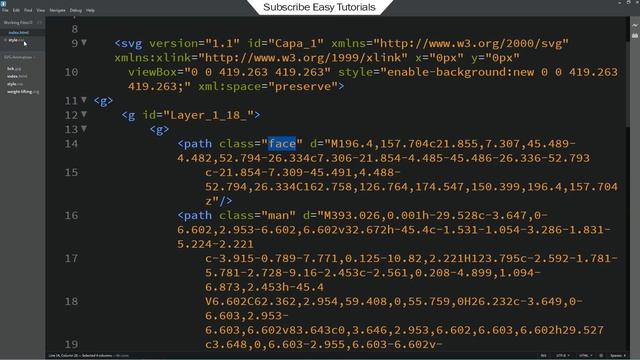 How To Add SVG Image Animation on HTML CSS Website Tutorial смотреть онлайн
