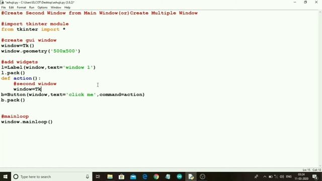 #How to create Multiple Window in Tamil using Python Tkinter part-1.11 |Python in Tamil(PIT)| смотреть онлайн