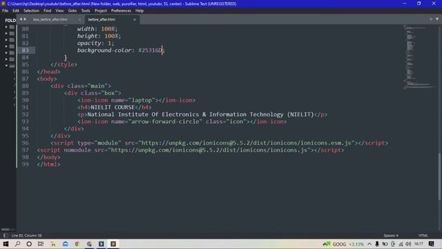 Simple CSS Background Animation { Using before and after Selector } CodingSolutionPoint смотреть онлайн