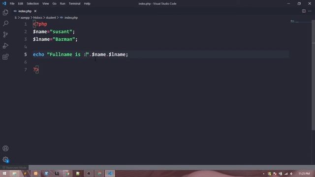 #8 Concatenate in PHP | How to use concatenation in PHP смотреть онлайн