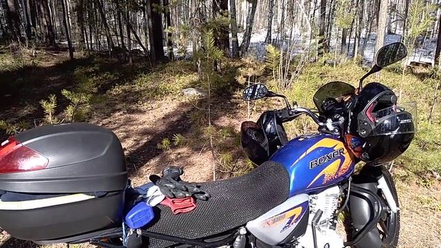 29 марта 2020г. Выезд после зимы. Bajaj boxer125x смотреть онлайн