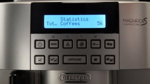 How to View Statistics of Your De'Longhi Magnifica S ECAM 22.360.S Coffee Machine