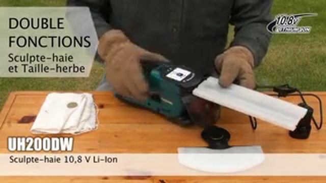 Sculpte-haie 10,8 V Li-Ion 1,3 Ah UH200DWEX смотреть онлайн