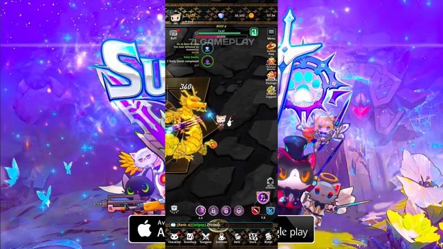 Super Cat Idle Gameplay - Idle RPG Android IOS смотреть онлайн