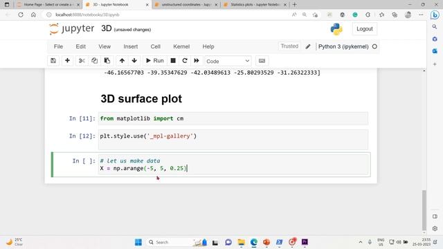 29 making a 3D surface plot смотреть онлайн