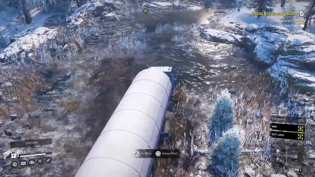 Snow Runner - White Valley Trucks and Investigations - International Paystar смотреть онлайн