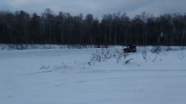 Квадроцикл зимой ( стелс леопард 2016 ) дрифт на квадроцикле смотреть онлайн