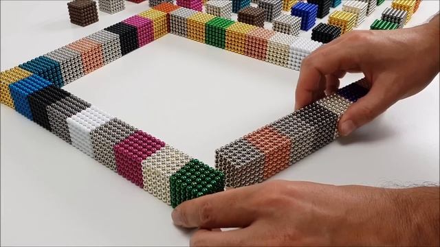 Playing with 20000 Magnetic Balls, Giant CUBE | Magnetic Games смотреть онлайн