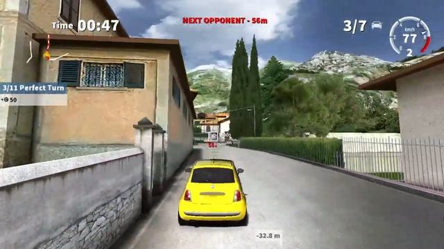 Car Racing in Yellow Fiat 500 смотреть онлайн