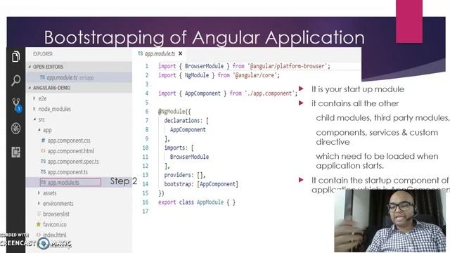 Angular 6 Tutorial For Beginners- Bootstrapping Of Angular Application смотреть онлайн