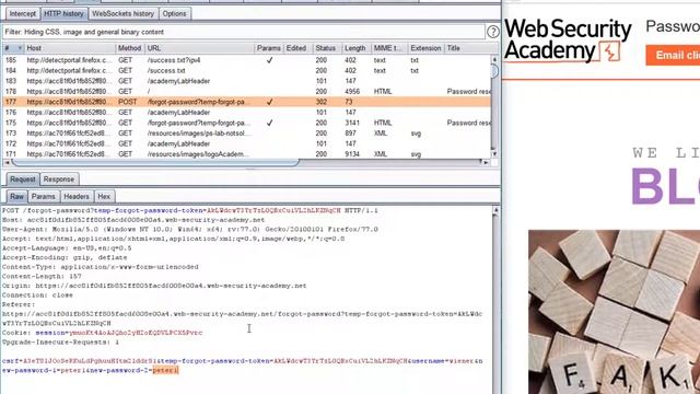 Password Reset Broken Logic | PortSwigger Web Security | BurpSuite смотреть онлайн