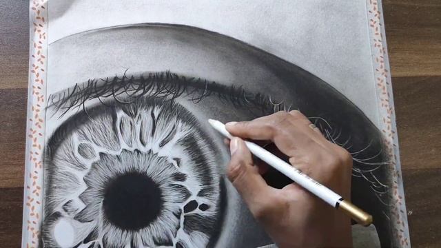 Hyper relastic eye drawing with charcoal pencil !! How to draw eye drawing. #neetubamniyaart смотреть онлайн
