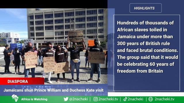 Jamaicans Rejects British Royal Visit but Demand Slavery Reparations Instead смотреть онлайн