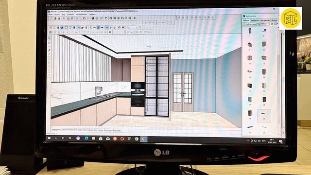 Как делается дизайн проект кухни. смотреть онлайн