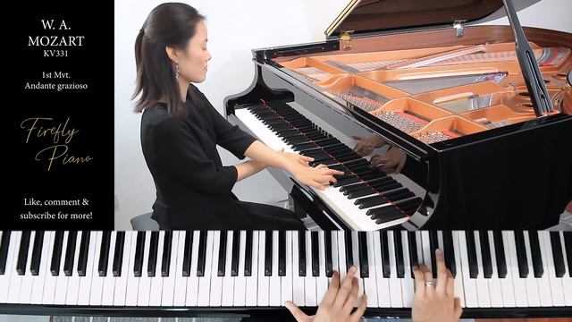 Mozart Piano Sonata No.11 In A Major KV331- I. Andante Grazioso смотреть онлайн