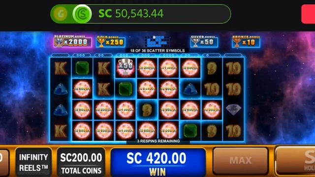 Chumba - Hypernova Infinity Reels $200/spin $21,000 Win смотреть онлайн