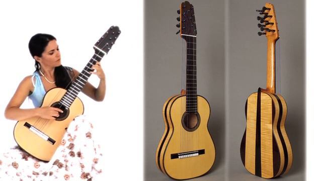 11-strings guitar: Johann Sebastian Bach: Sarabande (BWV 995) смотреть онлайн