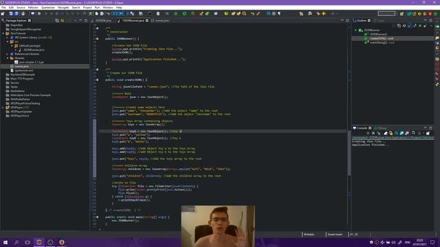 Creating JSON Files with Java ( Like Boss ) смотреть онлайн